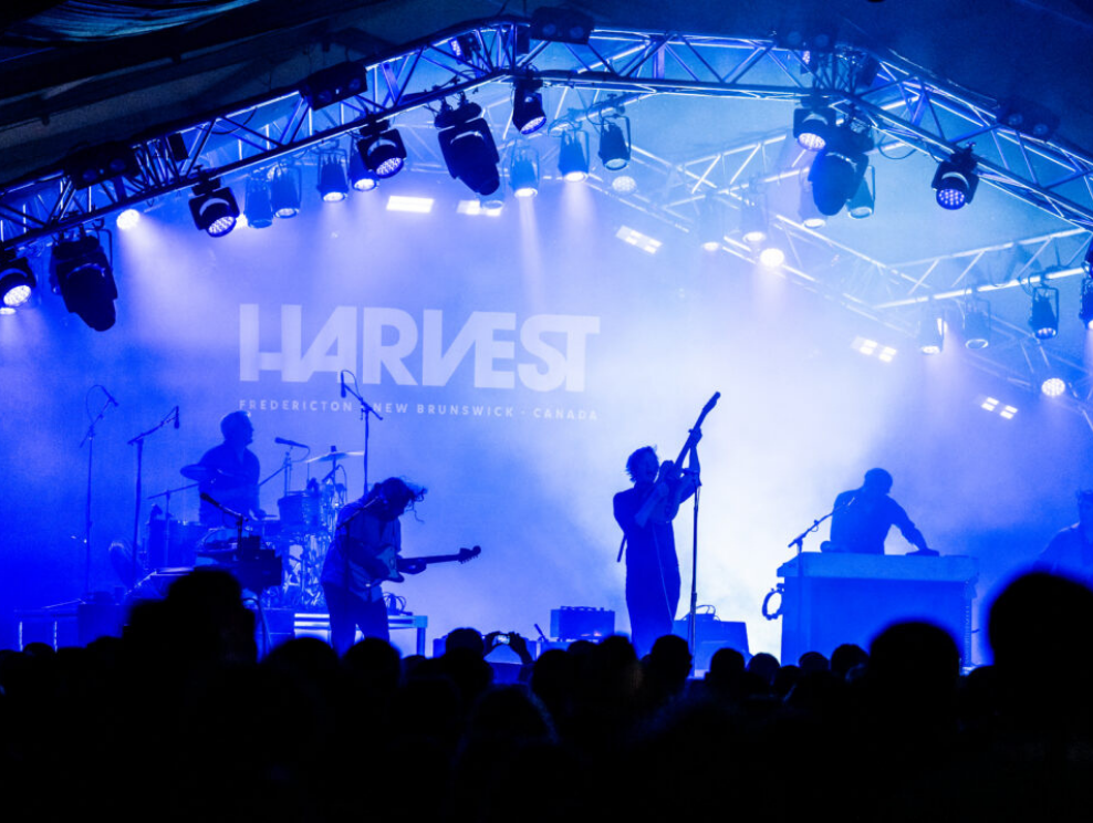 Spoon performs at Fredericton’s Harvest Music Festival.